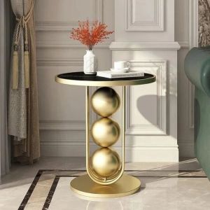 Exclusive 3 Balls Side Table, For Great Place To Set Down Drinks, Snacks, Or Books, Size : Customizable