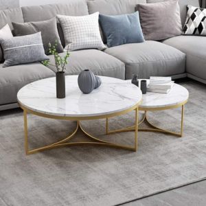 Marble Nesting Table Set