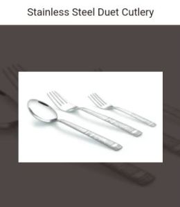 Stainless Steel Duet Design Cutlery Set