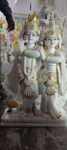 Marble Radha Krishna Moorti