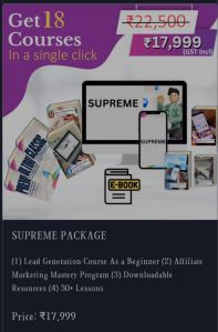 supreme lead generation training package
