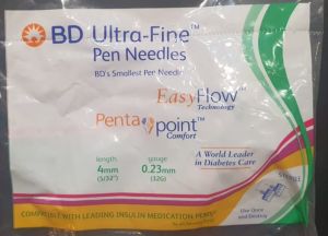 Bd Ultra Fine Pen Needles, Easy Flow, Penta Point