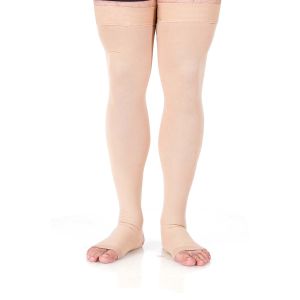 Medtex Cotton compression stockings, Thigh High