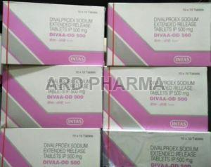 Divalproex Sodium Extended Release 500mg Tablets