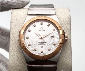 Omega Constellation Double Eagle Rose Gold Watch