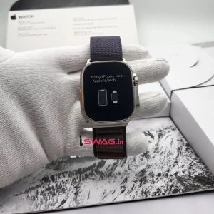 First Copy Apple Watch Ultra 2 + Indigo Alpine Loop Strap