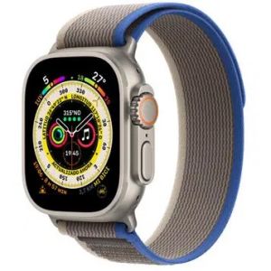 First Copy Apple Watch Ultra Blue &amp;amp; Grey Trail Loop