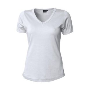 Ladies Half Sleeve V Neck T-Shirts