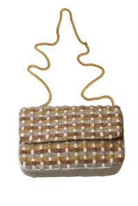 Beadcrafted Elegance Clutch Bag