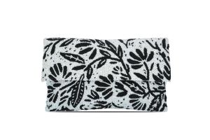 Leafy Luxe Handcrafted Clutch Bag
