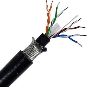 D-Link CAT 6 Armored 23AWG Outdoor 305M Black Cable