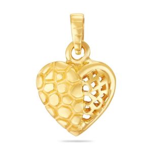 Heart Shape Gold Pendant