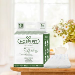 Hospifit Adult Diaper XL Size Pack of 10 Pieces