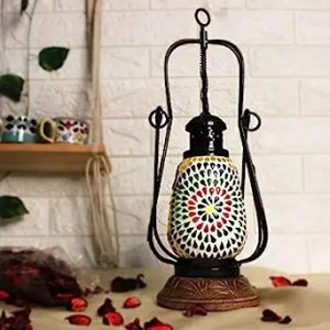 Vikalp Handcrafted Turkish Decorative Mosaic Lantern Lamp