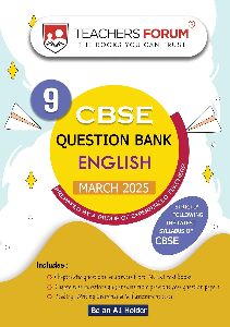 Teachers Forum CBSE Question Bank Class 9 English (For 2025 Exam)