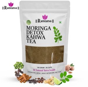 Natural Moringa Detox Kahwa Tea, Weight : 100 Gram