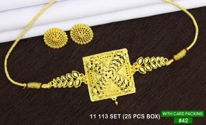 gold plated imitation necklace