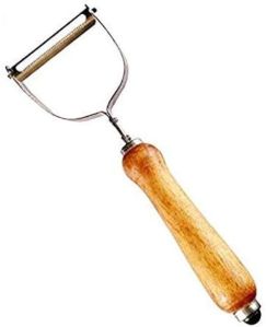 Stainless Steel Peeler with Wooden Handle