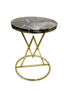 Steel Round Side Table