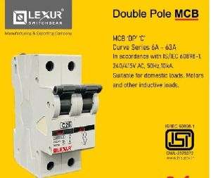 Double Pole MCB Switch