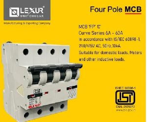 Four Pole MCB Switch