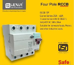 Four Pole RCCB Switch