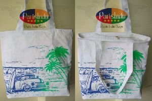 Canvas Printed Beach Bag