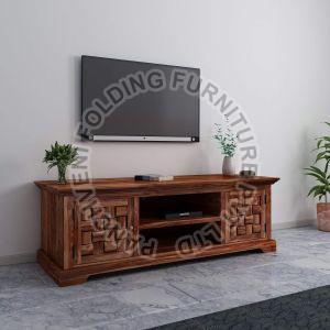 Sheesham Wood Niwar Design TV Cabinet