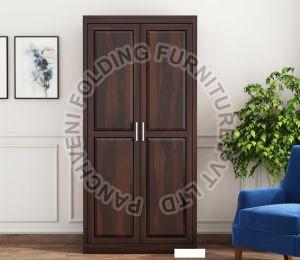 Fancy Wooden Double Door Wardrobe