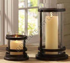 Italian Style Glass Candle Holder