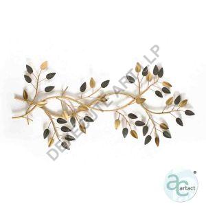 Sensational Majestic Gold And Grey Branch Metal Wall Art