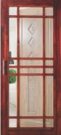 Solid Wood Jali Door - SWJD 3002