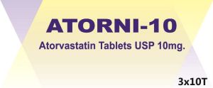 Atorni-10 Atorvastatin Tablets