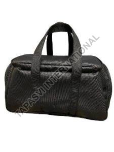 Black Rexine Stylish Duffle Bag