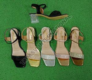 Glass Heel Sandal
