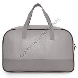 Rexine Grey Travel Bag