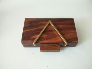 Handmade Wooden Clutch Bag