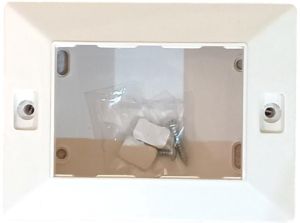 Jamsons 3 Modular Surface Box With Plate White, 10pcs Box