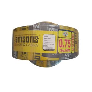 Jamsons Round Cable 2Core 0.75Sqmm 90mtr