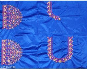 Ladies Akku Pattu Embroidery Blouse Fabric