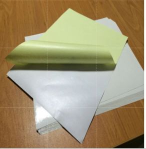 Self Adhesive Yellow Paper Roll