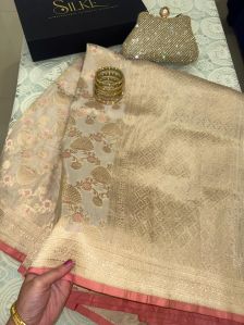Golden Bridal Pure Silk Saree