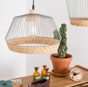 elegant iron bamboo lamp