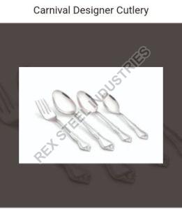 Stainless Steel Carnival Design Cutlery Set