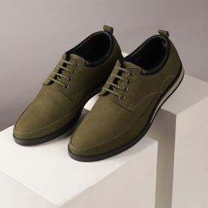 RC3485 Mens Olive Green Formal Shoes
