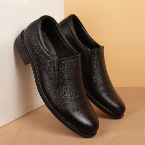 RC3502 Mens Black Formal Shoes