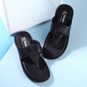 RC3787 Mens Black Slippers