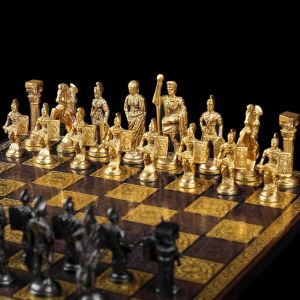 Brass Luxury Chess Set
