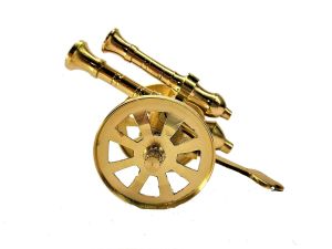 Vintage Brass Cannon