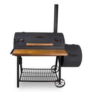 Reverse Flow Offset Smoker and Barbeque Grill
